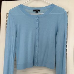 J. Crew Sky Blue Button-Up Cardigan